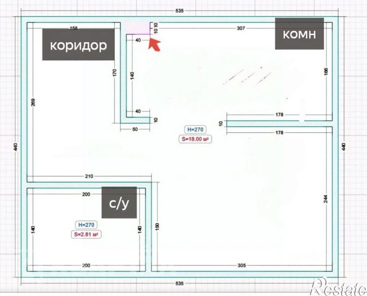 1-комн квартира улица Видова, 188,  д. 188