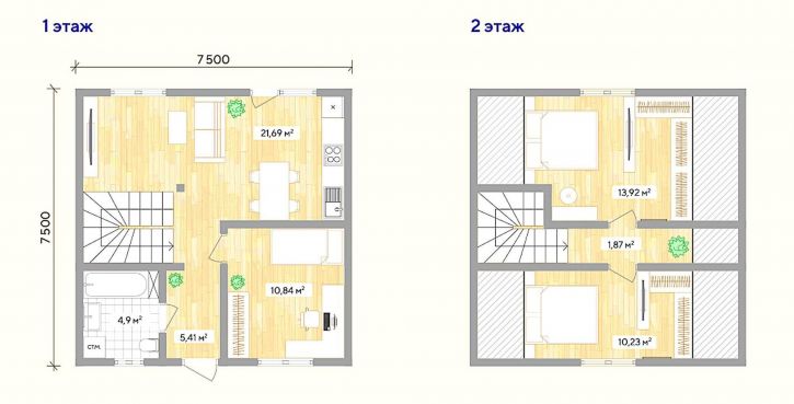 Коттедж/дом Ромашковая ул.