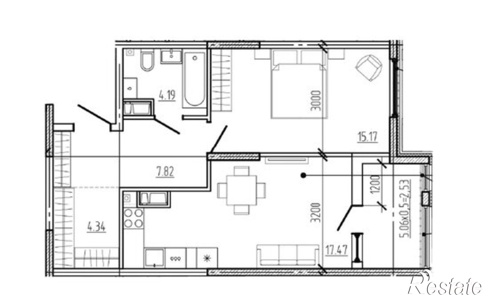 Купить квартиру за 10 561 600 рублей