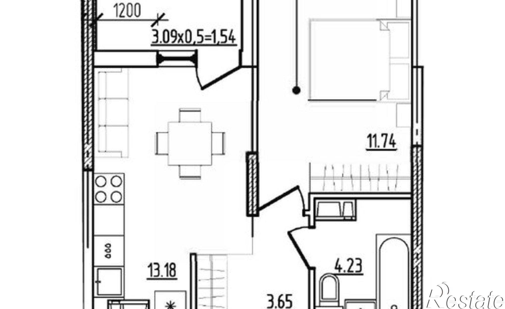 Купить квартиру за 7 705 900 рублей на ул Котанова, 32