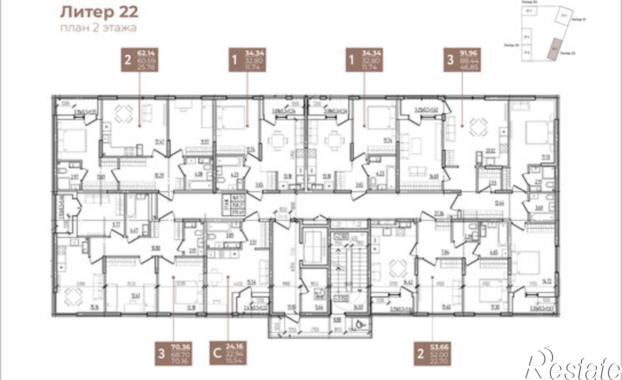 Купить квартиру за 7 705 900 рублей на ул Котанова, 32