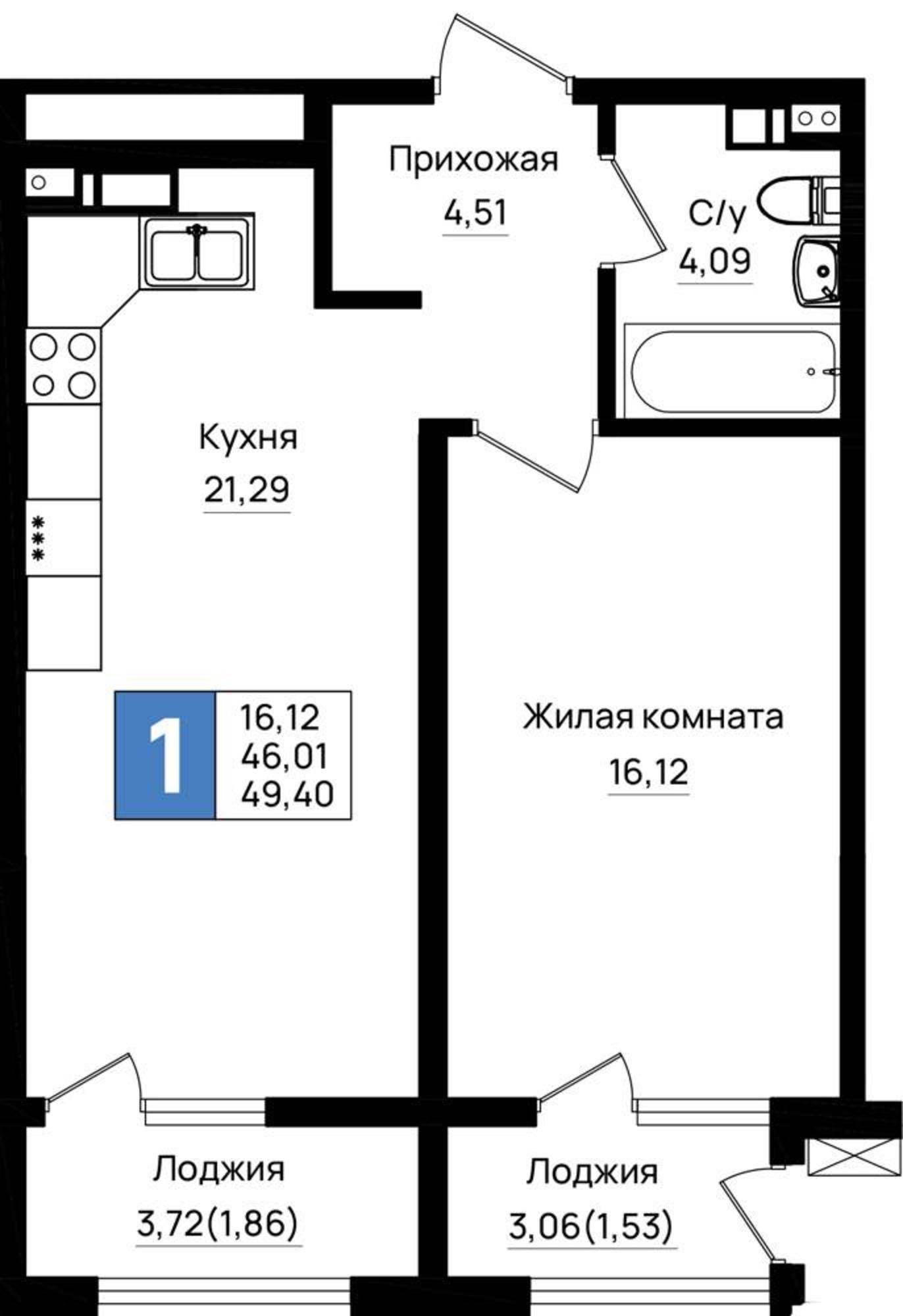 Купить квартиру за 11 609 000 рублей на Ручейная улица, д.1