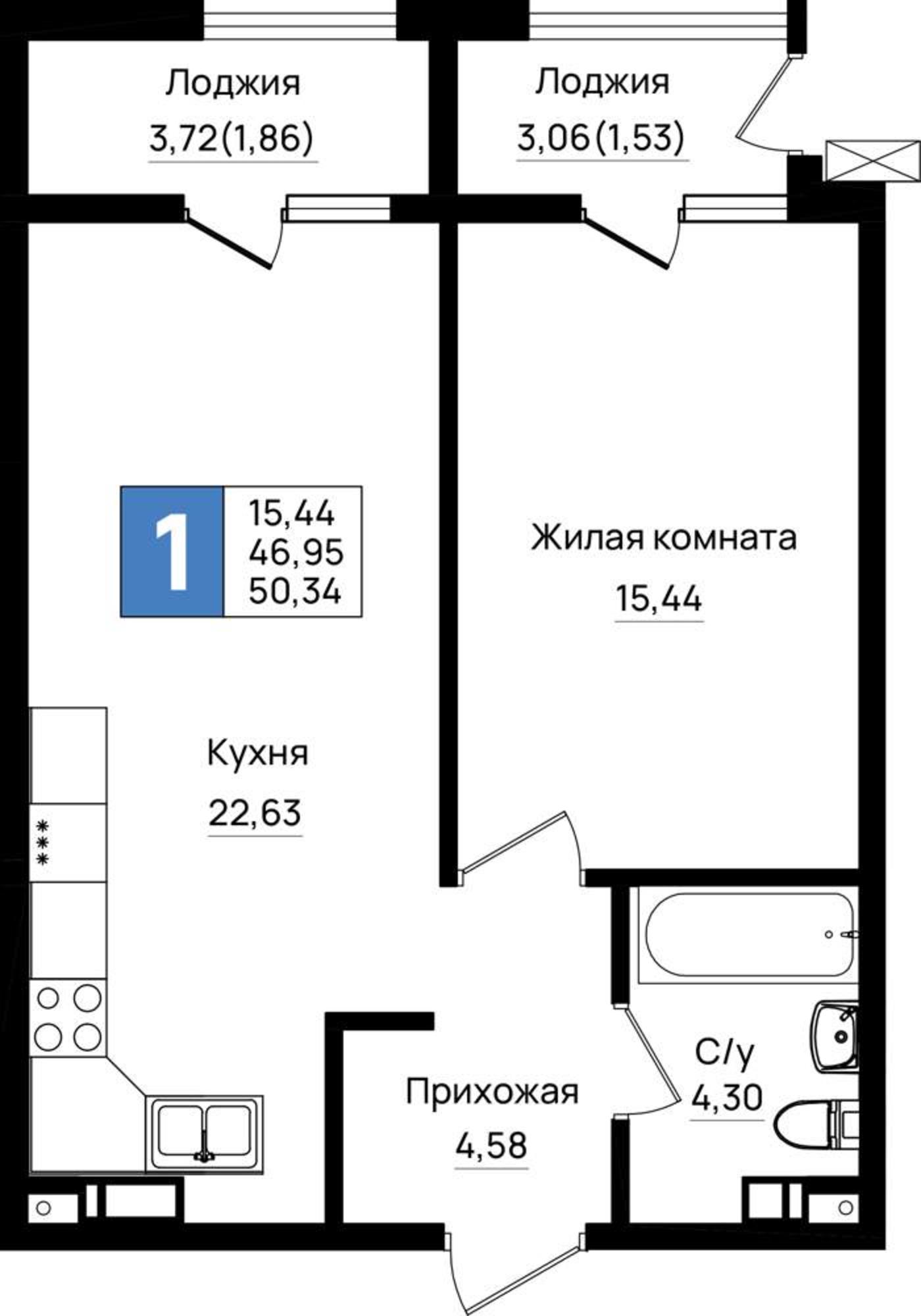 Купить квартиру за 11 326 500 рублей на Ручейная улица, д.1
