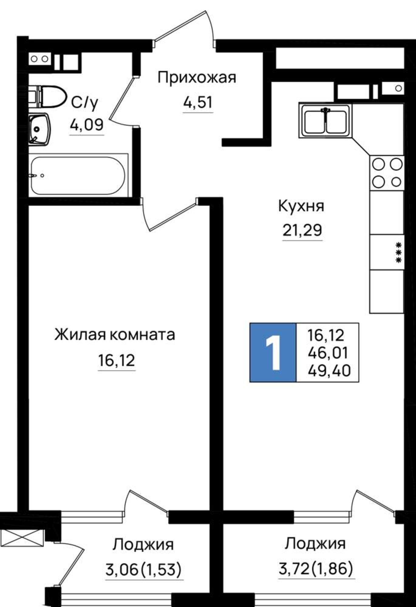 Купить квартиру за 11 115 000 рублей на Ручейная улица, д.1