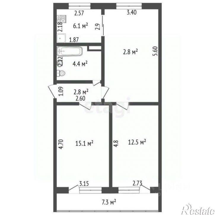 3-комн квартира ул Героев Десантников, 39А,  д. 39А