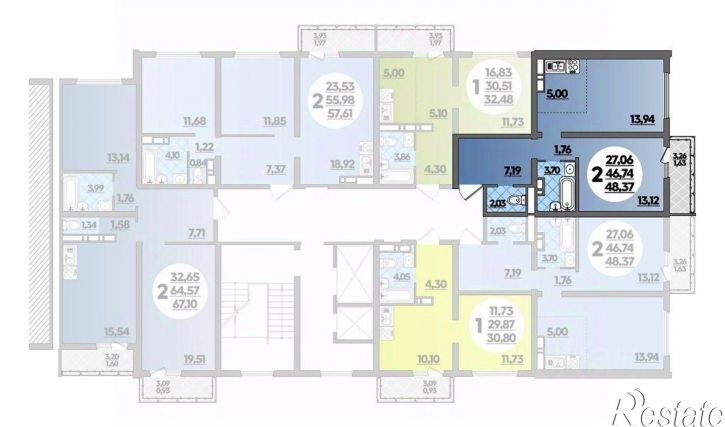 2-комн квартира в новом доме ул Имени Владимира Бута, 15 1,  д. 15 1,  к. 1