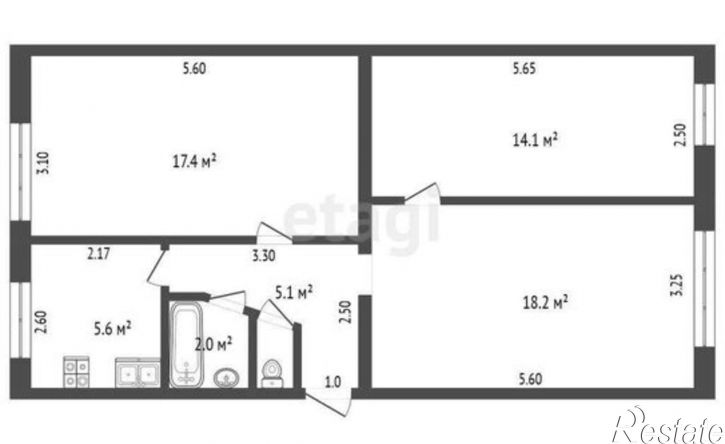 3-комн квартира проспект Ленина, 83,  д. 83