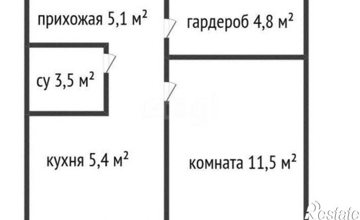 1-комн квартира ул Героев Десантников, 39,  д. 39