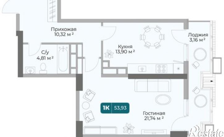 1-комн квартира в новом доме пр-кт Дзержинского, 244 3,  д. 244 3,  к. 3
