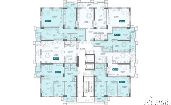 1-комн квартира в новом доме пр-кт Дзержинского, 264 2,  д. 264 2,  к. 2