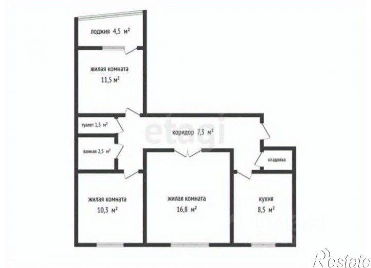 3-комн квартира ул Золотаревского, 10,  д. 10