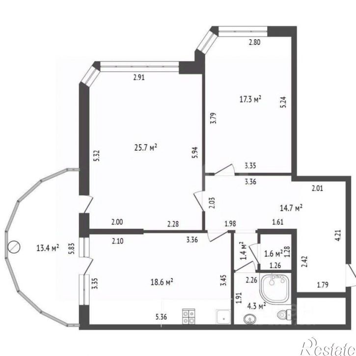 2-комн квартира ул Вербовая, 11А,  д. 11А