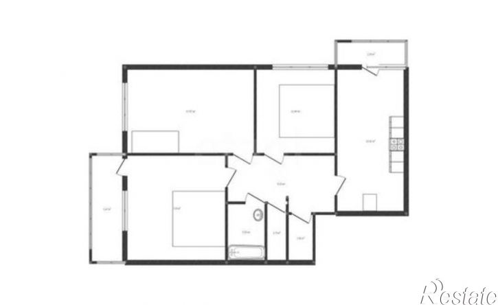3-комн квартира Анапское шоссе, 41Н 2,  д. 41Н 2,  к. 2