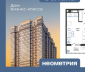 1-комн, 43 кв м, этаж 17/24 ул Куникова, 47Д