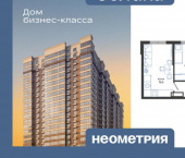 2-комн, 50 кв м, этаж 22/24 ул Куникова, 47Д