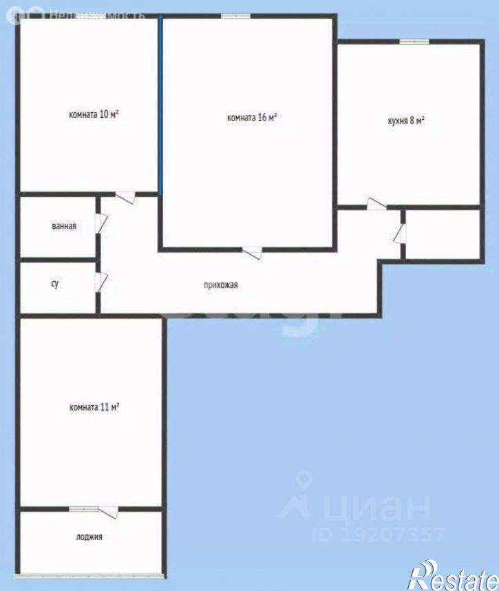 3-комн квартира ул Волгоградская, 32,  д. 32