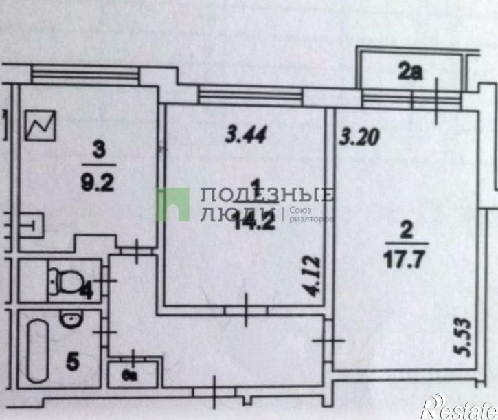 2-комн квартира ул Мефодиевская, 112,  д. 112