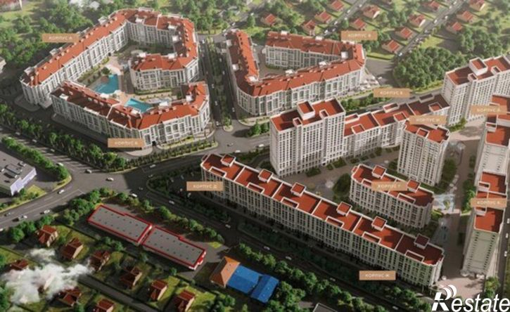 2-комн квартира в новом доме микрорайон 5-я Бригада