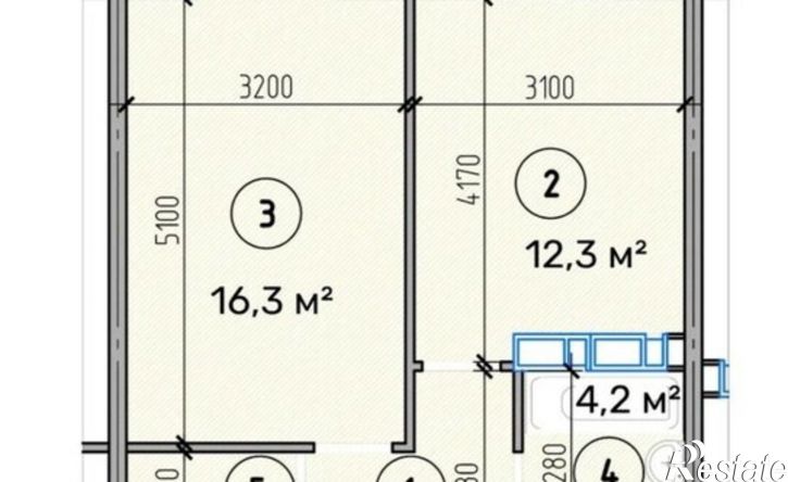 1-комн квартира пр-кт Ленина, 95В,  д. 95В