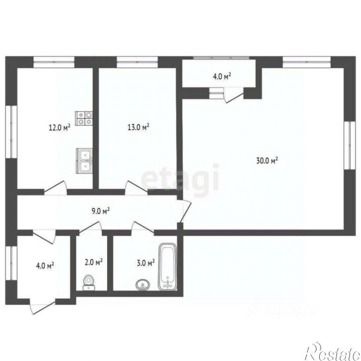 2-комн квартира ул Варна, 3,  д. 3