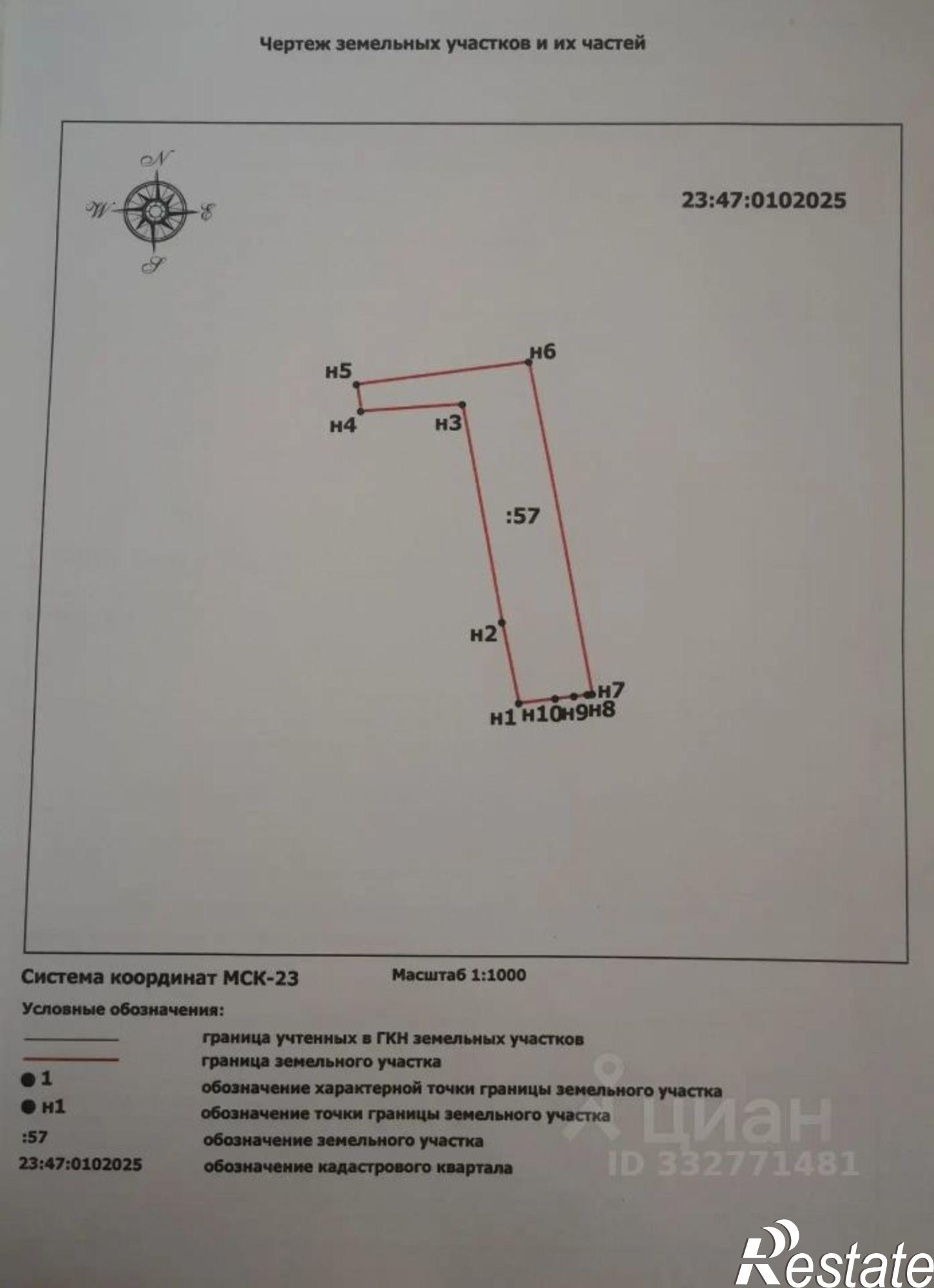 Купить землю, земельный участок за 4 900 000 рублей на ул Ленина, 32