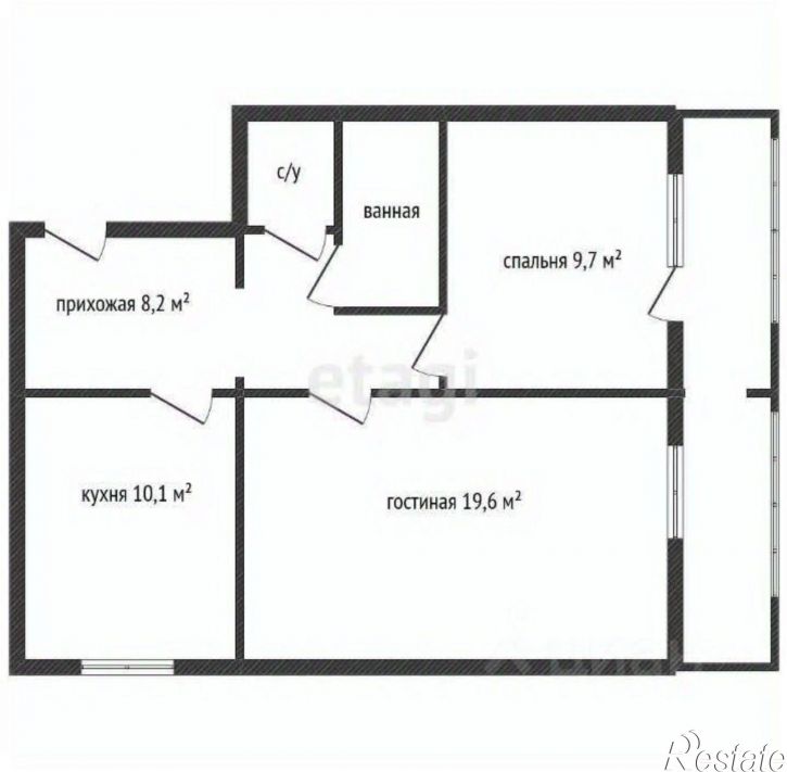 2-комн квартира ул Тобольская, 7А,  д. 7А