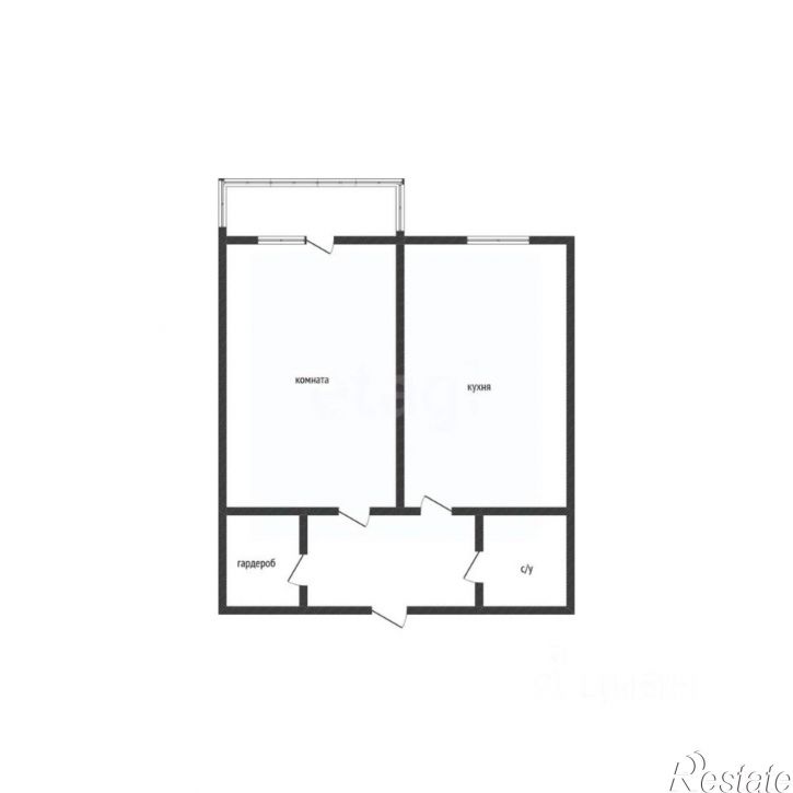 1-комн квартира ул Куникова, 55 1,  д. 55 1,  к. 1