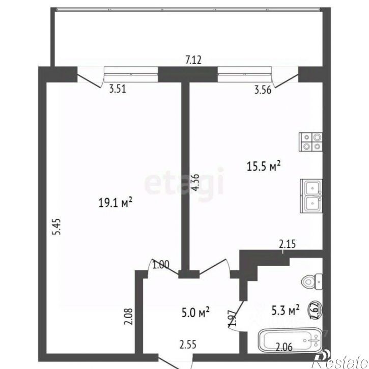 1-комн квартира пр-кт Дзержинского, 231,  д. 231