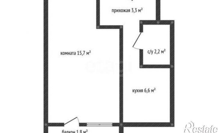 1-комн квартира ул Куникова, 50А,  д. 50А