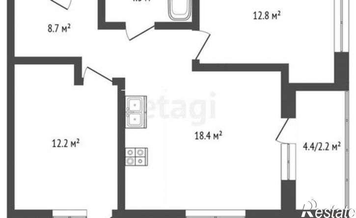 3-комн квартира ул Пальмовая, 14,  д. 14