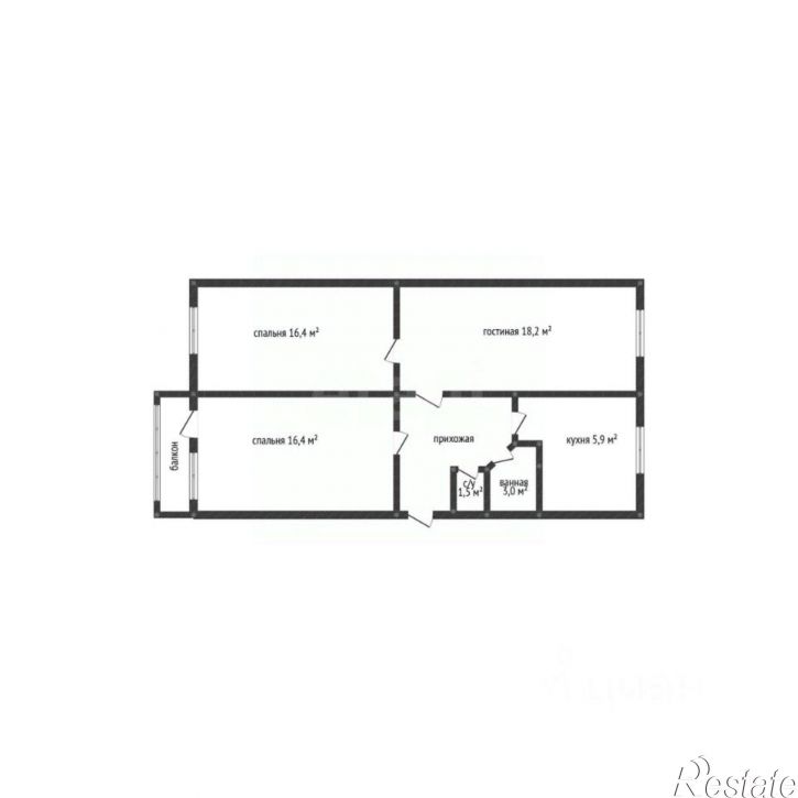3-комн квартира ул Советов, 13,  д. 13