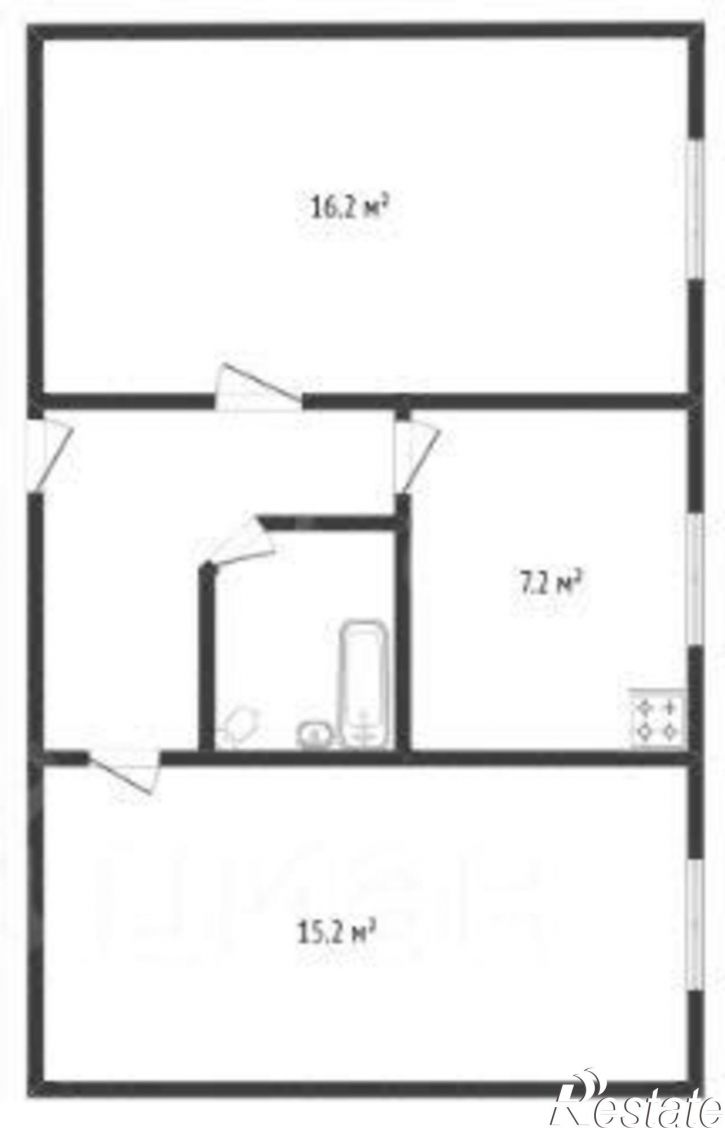 2-комн квартира ул Кутузовская, 25,  д. 25