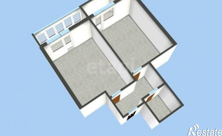 1-комн квартира территория Цемдолина, улица Красина, 53к3