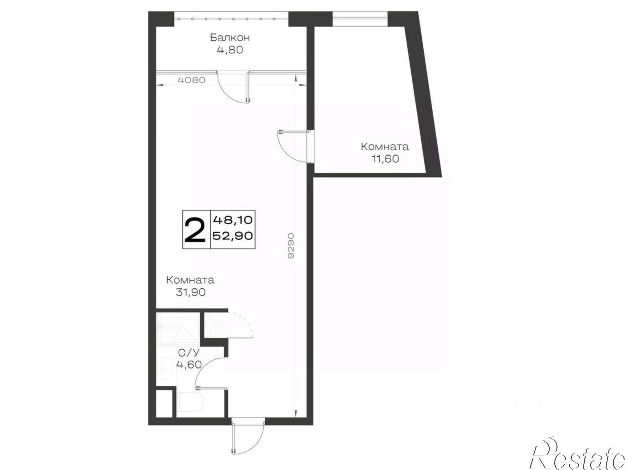 Купить квартиру за 13 754 000 рублей