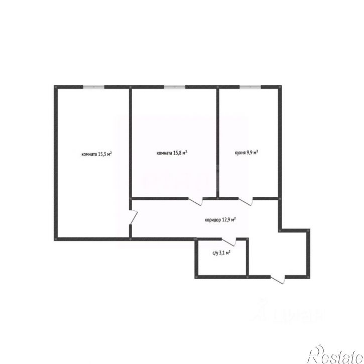 2-комн квартира Анапское шоссе, 51Г 8,  д. 51Г 8,  к. 8