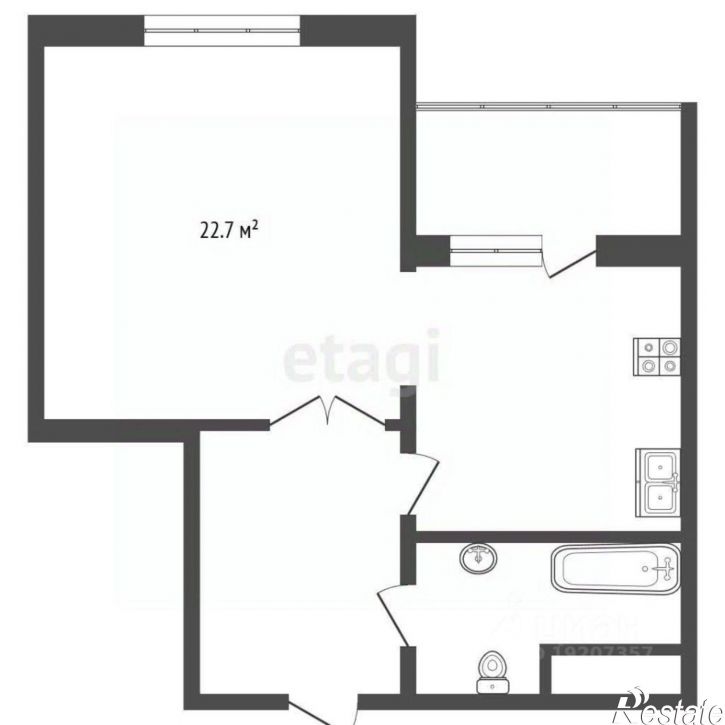 1-комн квартира пр-кт Ленина, 95Д,  д. 95Д
