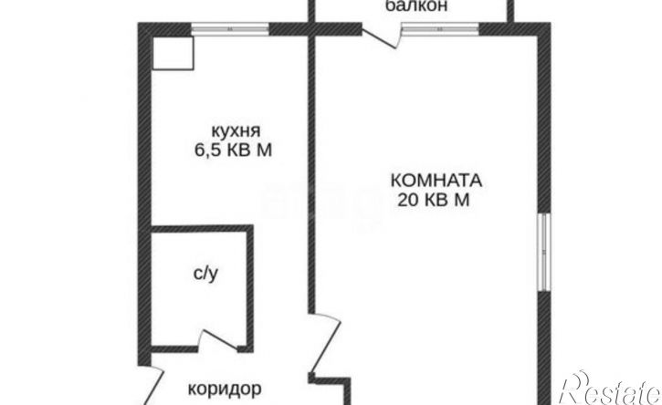 1-комн квартира ул Видова, 160,  д. 160