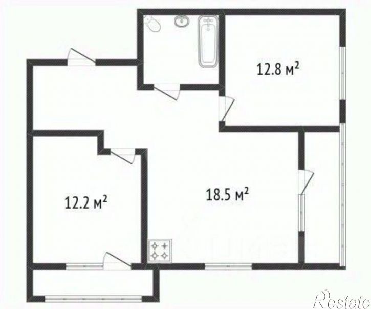 2-комн квартира ул Пальмовая, 14,  д. 14