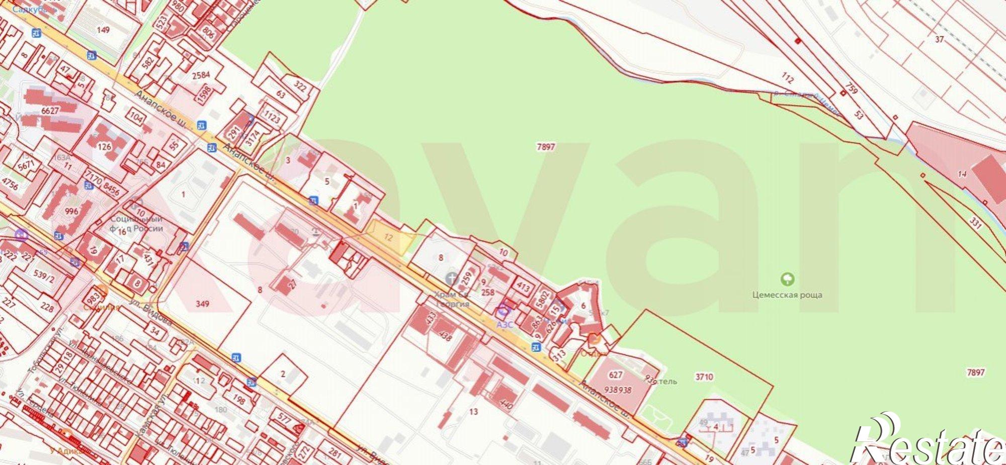 Купить землю, земельный участок за 110 000 000 рублей на Анапское ш.