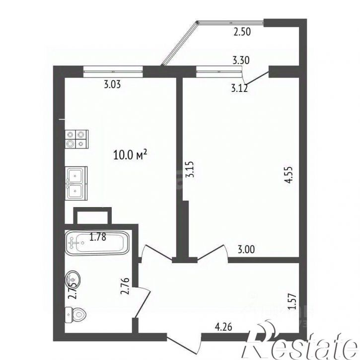 1-комн квартира Анапское шоссе, 51Д,  д. 51Д