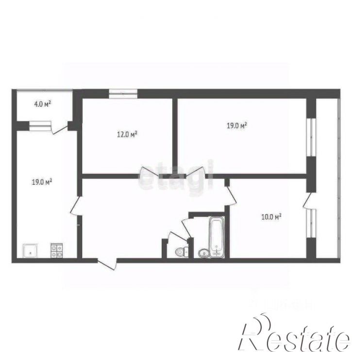 3-комн квартира проспект Ленина, 99,  д. 99