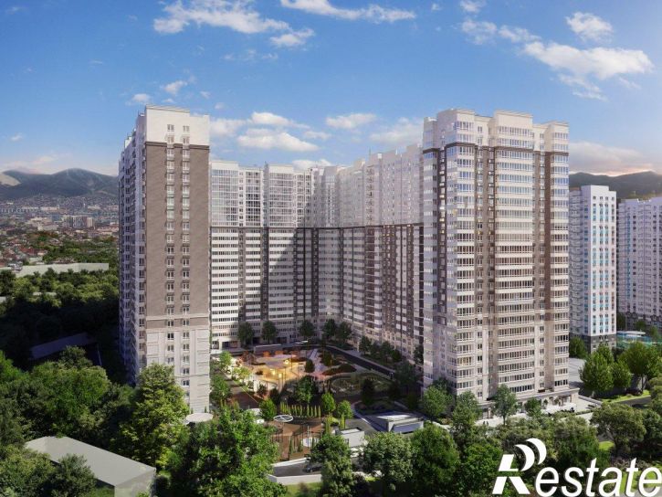 2-комн квартира в новом доме улица Куникова, 47,  д. 47