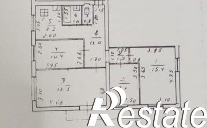 4-комн квартира улица Куникова, 19,  д. 19