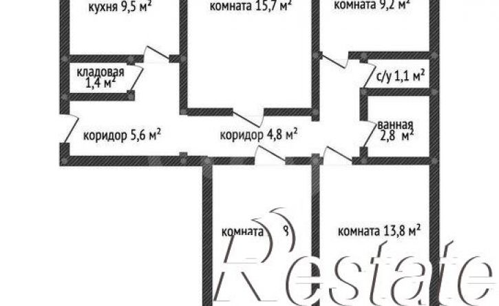 4-комн квартира Пионерская улица, 27,  д. 27