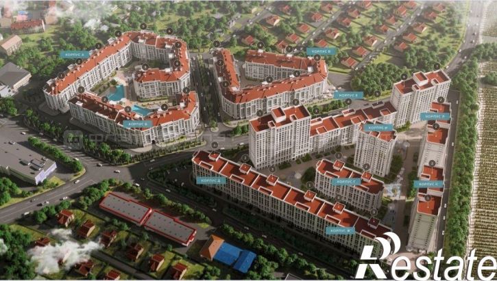 1-комн квартира в новом доме ш. Мысханское, ул. Шоссейная