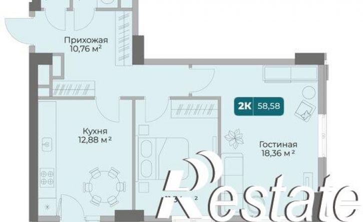 2-комн квартира в новом доме проспект Дзержинского, 244 к12,  д. 244 к12