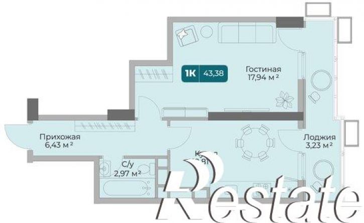 1-комн квартира в новом доме проспект Дзержинского, 244 к12,  д. 244 к12
