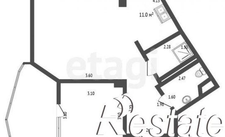 2-комн квартира улица Корницкого, 21,  д. 21