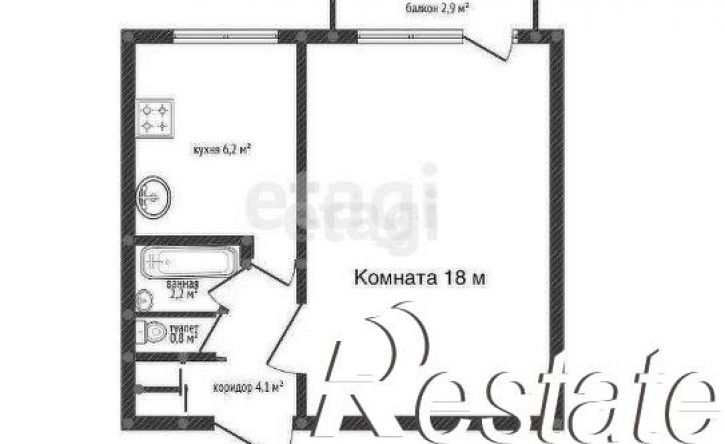 1-комн квартира Суворовская улица, 2А,  д. 2А